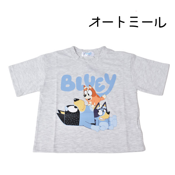 �֥롼�� BLUEY Ⱦµ T����� �ȥåץ� ���å� �٥ӡ� �Ҥɤ� �Ҷ��� �˻� ����˥� �ˤλ� ���� ���λ� �ץ��� 100 ����饯���� ��1���ޤǥ᡼���زġ�