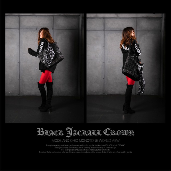 ◇期間限定20%ポイントUP◇BLACK JACKALL CROWN トートバッグ