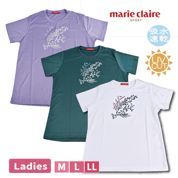 �ؿ͡�marieclaire��sport T����� Ⱦµ �ޥꥯ�졼�롡�ۿ�®�����糰������Ψ90��ʾ塡M L LL ����ץ� ������� 1�Ĥޤǥ᡼���ز�