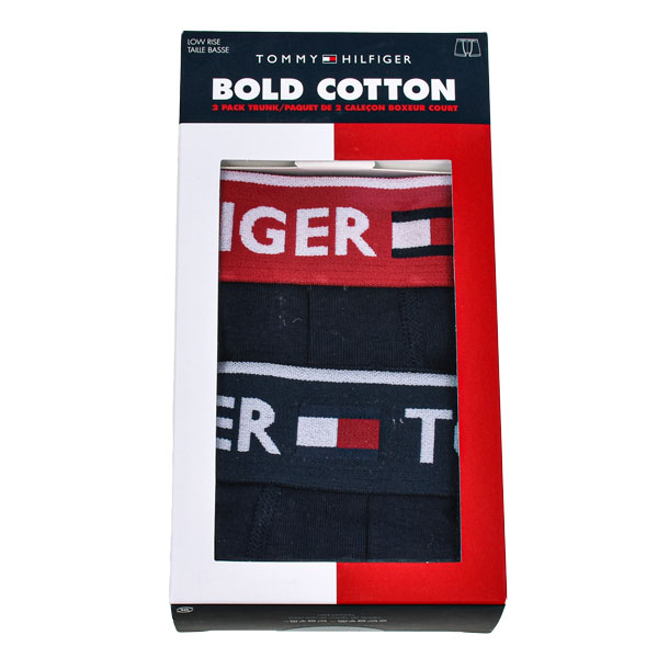 TOMMY HILFIGER トミーヒルフィガー 2枚組 ボクサーパンツ メンズ 前 