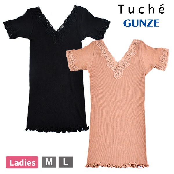 [GUNZE�ե���] GUNZE ���� Tuche �ȥ����� 2ʬµ����ʡ� �졼�� ��100�� Dress Me �ɥ쥹�ߡ� ��ǥ����� �ؿ� ����ʡ� ȩ�� �ݼ� TC4752 ��2���ޤǥ᡼���زġ�
