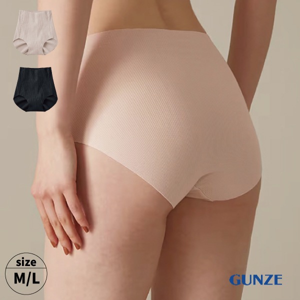 [GUNZE�ե���]���� �ؿ� ���硼�� ���� �쥮��顼 �֥�å� �Ρ��֥륻�ԥ� ���쥤��� Fitte ���åȥ��� ��� M L 2���ޤǥ᡼���ز�