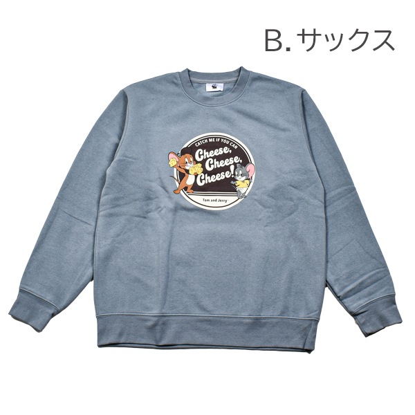 超貴重‼️シャムシェイドトレーナー トムとジェリー トレーナー 裏起毛 長袖 ユニセックス 男女兼用 メンズ