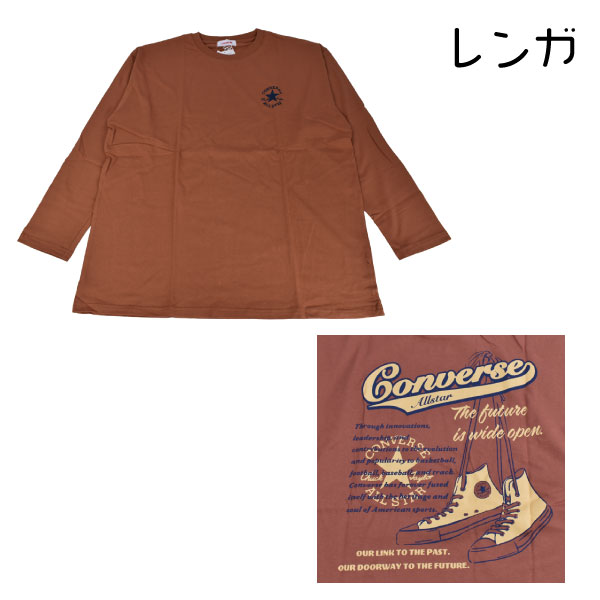 ����С��� CONVERSE �ؿ�Ĺµ T����� �ȥåץ� ���󥰥��꡼�֥���� ���åȥ��� �ɽ� �ץ��� ��100�� �ץ륪���С� M L 1�Ĥޤǥ᡼���ز�