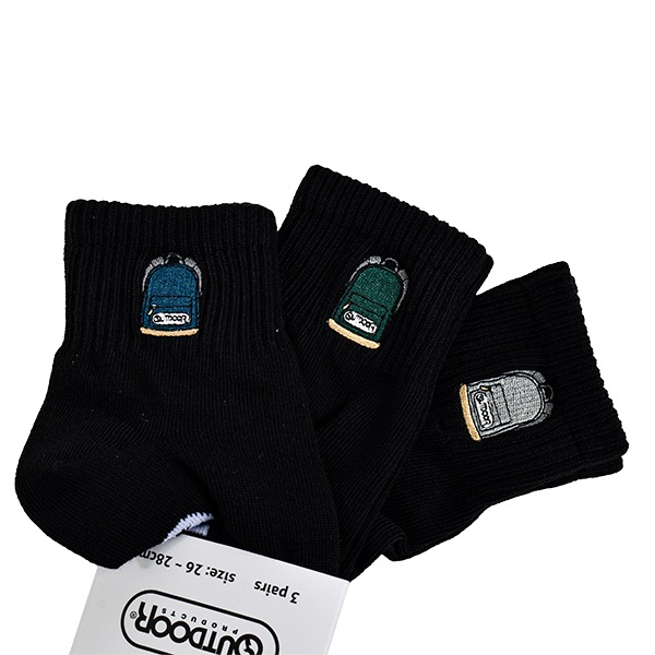 OUTDOOR(�����ȥɥ��ץ�������) ���� ��� 3­�� 2���ޤǥ᡼���ز� ���ˡ��������å��� ���硼�� �� 3P 26 27 28 26-28cm �ɽ�