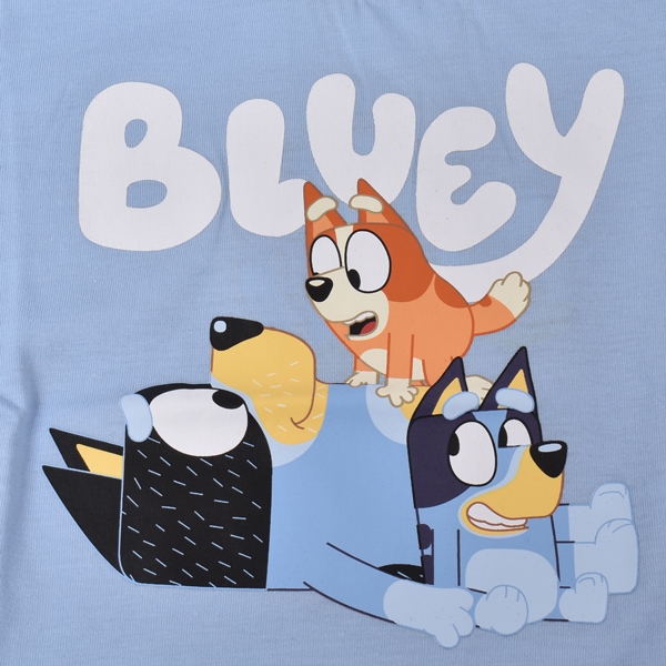 �֥롼�� BLUEY Ⱦµ T����� �ȥåץ� ���å� �٥ӡ� �Ҥɤ� �Ҷ��� �˻� ����˥� �ˤλ� ���� ���λ� �ץ��� 80-130 ����饯���� ��1���ޤǥ᡼���زġ�