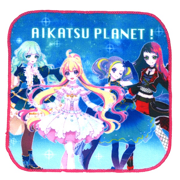 アイカツ!らん・カード付きハンカチ タオルハンカチ キッズ 3枚セット 保育園 幼稚園 新入学 新学期