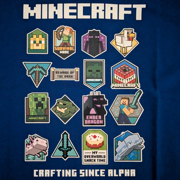 ���å� �ޥ��󥯥�ե� Ⱦµ T����� �ޥ����� MINECRAFT Minecraft �Ҷ� �ȥåץ� 110-160cm ��100�� �ܡ����� �ˤλ� �˻� ������ ��1���ޤǥ᡼���زġ�