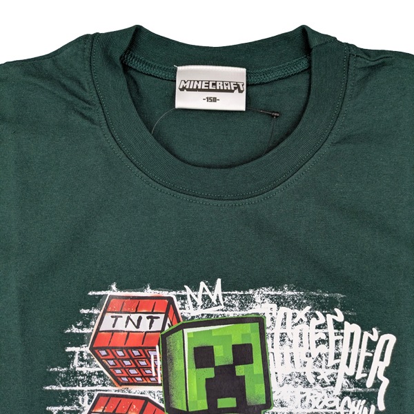 ���å� �ޥ��󥯥�ե� Ⱦµ T����� �ޥ����� MINECRAFT Minecraft �Ҷ� �ȥåץ� 110-160cm ��100�� �ܡ����� �ˤλ� �˻� ������ ��1���ޤǥ᡼���زġ�