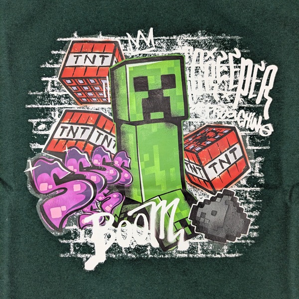 ���å� �ޥ��󥯥�ե� Ⱦµ T����� �ޥ����� MINECRAFT Minecraft �Ҷ� �ȥåץ� 110-160cm ��100�� �ܡ����� �ˤλ� �˻� ������ ��1���ޤǥ᡼���زġ�