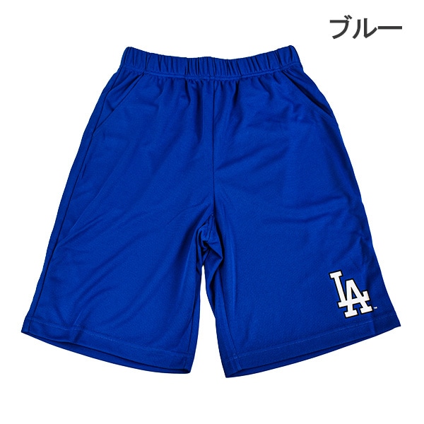 ★新品 MLB マイアミ・マーリンズ　ハーフパンツ　バスパン　メジャーリーグ MLB キッズ メッシュ ハーフパンツ パンツ ジュニア 男児 女児 男の子