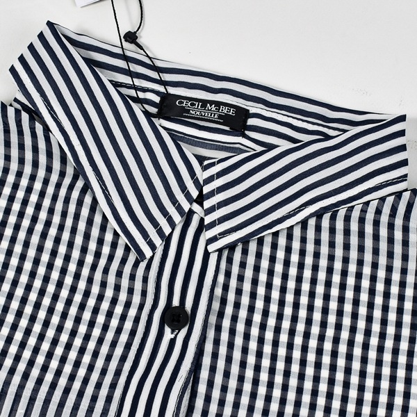 ������ޥ��ӡ� CECILMcBEE ��ǥ����� �ȥåץ� ���󥵥�֥� ����������� ����ʡ� ���å� ����� �֥饦�� Ĺµ ���ȥ饤�� 345330-500 ��1���ޤǥ᡼���زġ�