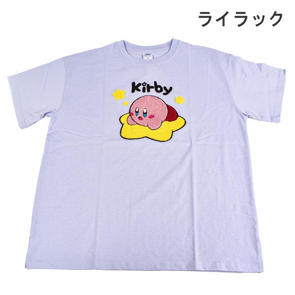 婦人 レディース 星のカービィ kirby サガラ刺しゅう 刺繍 半袖 T
