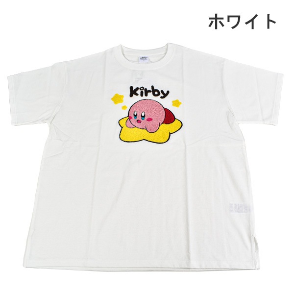 婦人 レディース 星のカービィ kirby サガラ刺しゅう 刺繍 半袖 T