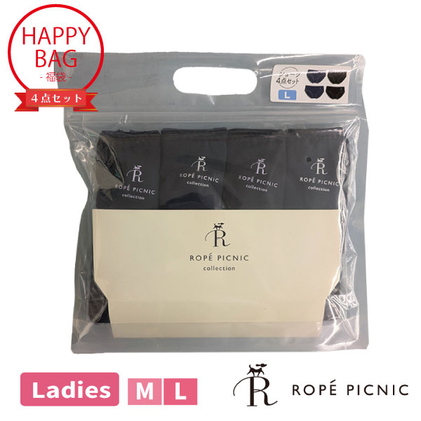 ROPE PICNIC�ʥ��ڥԥ��˥å���4�祻�å� ʡ��  �ؿ� ��ǥ����� ���硼�� �ѥ�� �ϥåԡ��Хå�  M L 1�Ĥޤǥ᡼���ز�