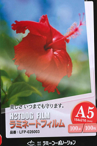 ��ߥ͡��ȥե���� 100�� A5 100��