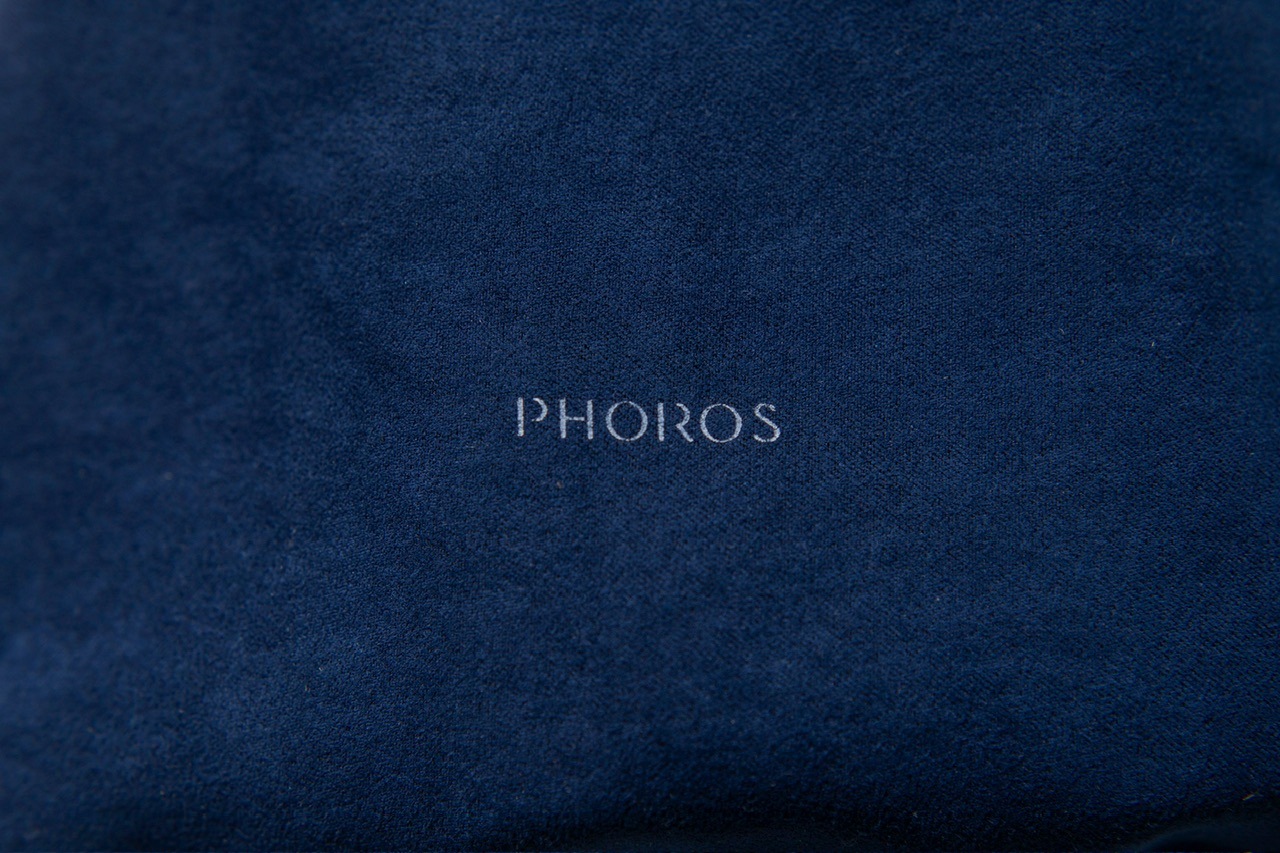 ベロア巾着（ネイビー）