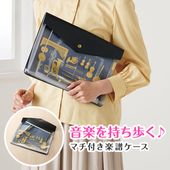 クラシックライン マチ付き楽譜ケース A4（N）