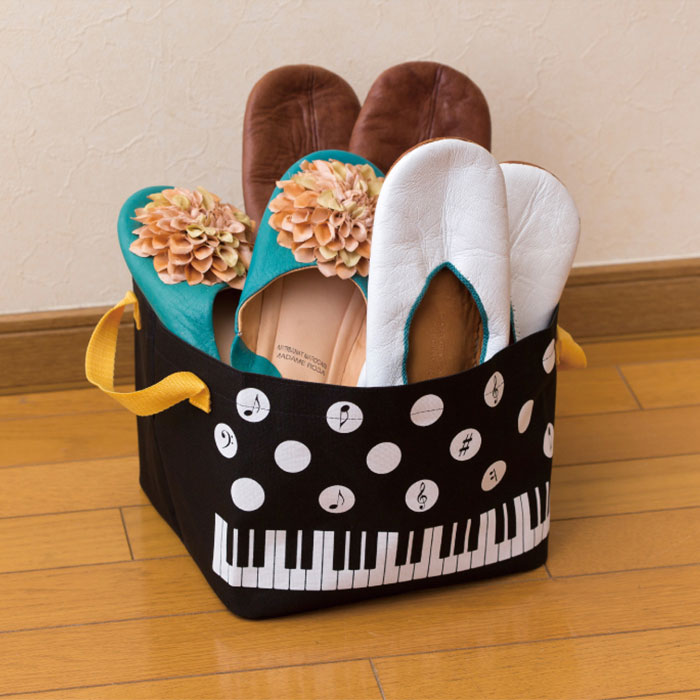 ピアノライン 収納ボックス（水玉）｜ピアノライン(Piano line)は