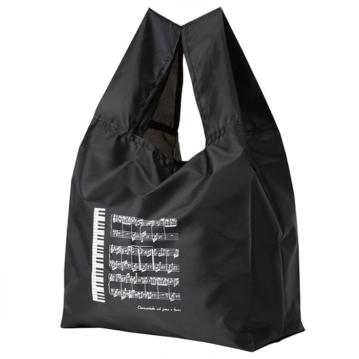 ピアノライン ポケット収納エコバッグ（ミニ鍵盤）｜ピアノライン