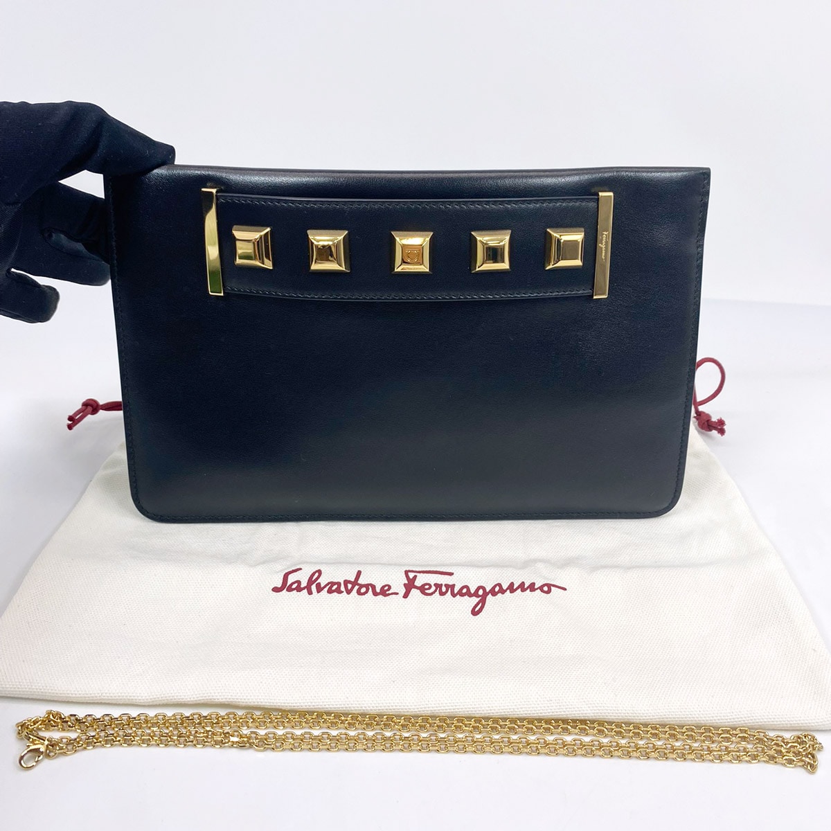 Ferragamo サルヴァトーレ フェラガモ 2WAY クラッチバッグ ショルダー