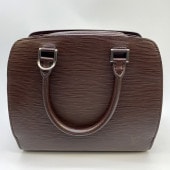 LOUIS VUITTON 륤ȥ M5205D ݥ̥ ϥɥХå ֥饦  쥶 ⥫ ֥饦 ǥ ֹ桧8624