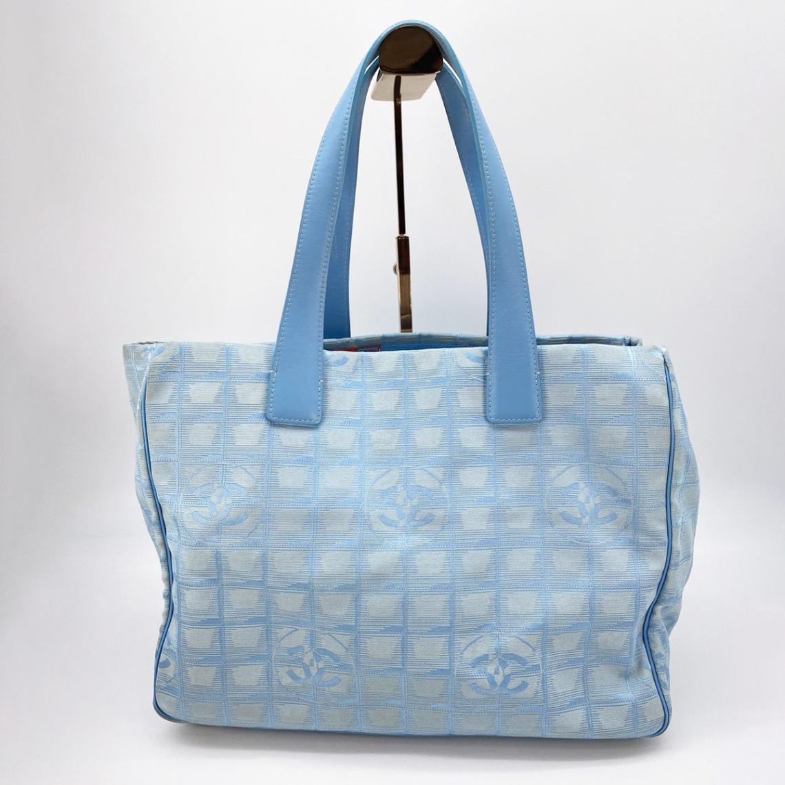 シャネル CHANEL ニュートラベルライントート トートバッグ ナイロン