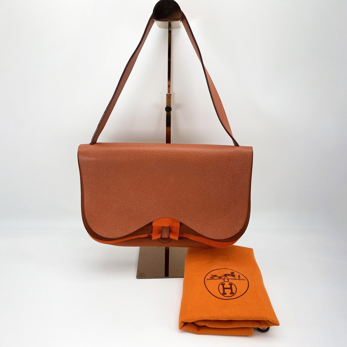 HERMES エルメス ショルダーバッグ コロラドMM レザー キャンバス