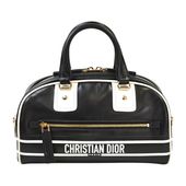 �ǥ������� Christian Dior �ϥ�ɥХå� ���������Хå� �������� ���⡼�� �ܡ���󥰥Хå� �֥�å��ߥۥ磻�� e58838a �����ֹ桧8903