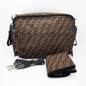 FENDI եǥ Хå 󥸥󥰥Хå ؤХå 7VB013 å ֥饦 С ֹ桧9043