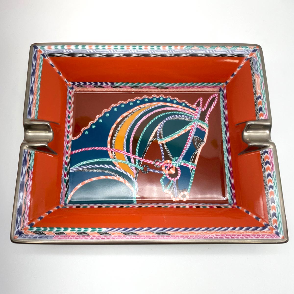 新品同様 HERMES エルメス Robe du Soir ashtray ローブ・デュ