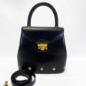 Salvatore Ferragamo ��������ȡ���ե��饬�� �ϥ�ɥХå� �����å� �ҡ����� ���㡼�� ������� ������� �����ե쥶�� �����ֹ桧9537