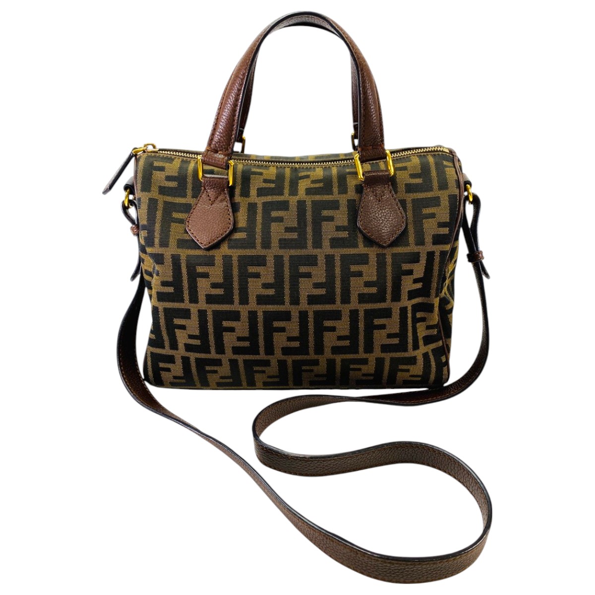 FENDI フェンディ ズッカ柄 ミニボストンバッグ 8BL121 2WAY FENDI フェンディ ズッカ柄 ミニボストンバッグ 8BL121 2WAY