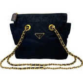 PRADA �ץ�� �ȥ饤���󥰥���� ����ƥ��� �������󥷥������Хå� �ʥ����� �� �����ֹ桧9641