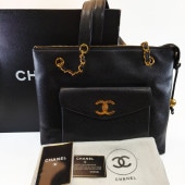 CHANEL ����ͥ� ���ݤ� ���������Хå� �������󥷥����� �����ޡ��� �����ܡ��� ����ӥ������� �֥�å� �����ֹ桧9694