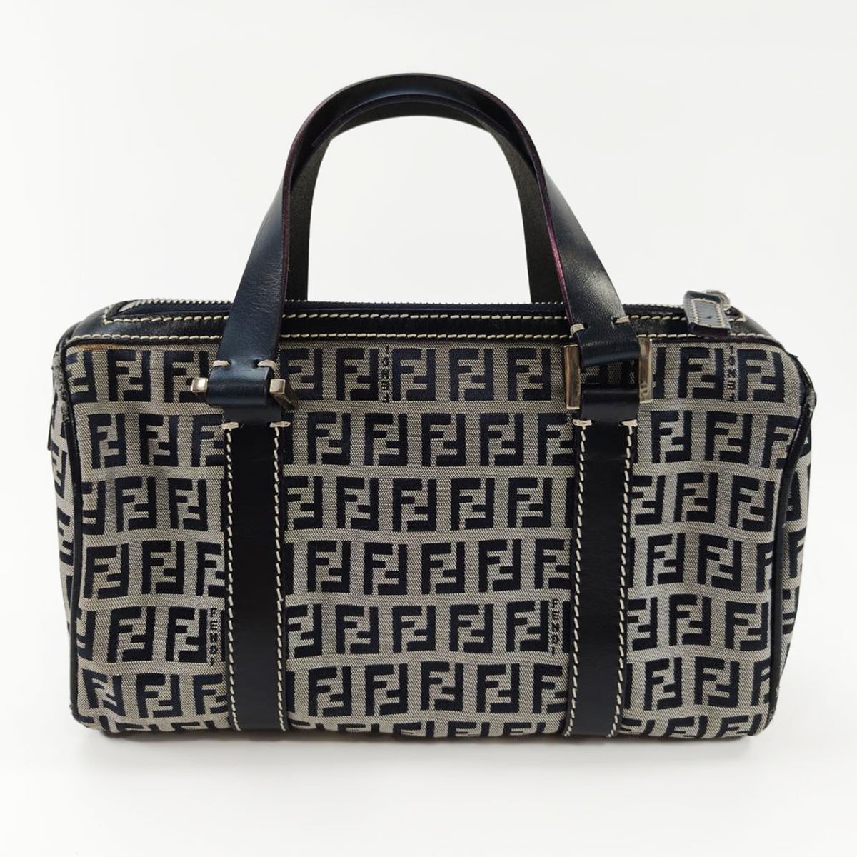 希少　FENDI ズッカ　ボストンバッグ　キャンバス　レザー　FFロゴ　鍵 52070470-3_1000x.jpg?v=1652686174