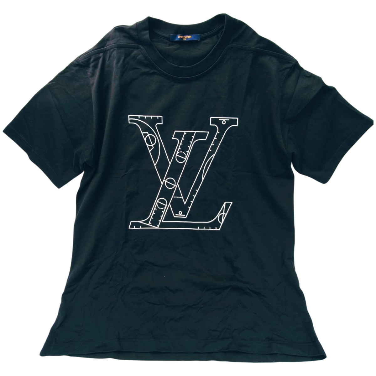 LOUIS VUITTON NBAコラボ Tシャツ ブラック XXLサイズ 9756 LOUIS VUITTON ルイヴィトン NBAコラボ Tシャツ RM212M NPG