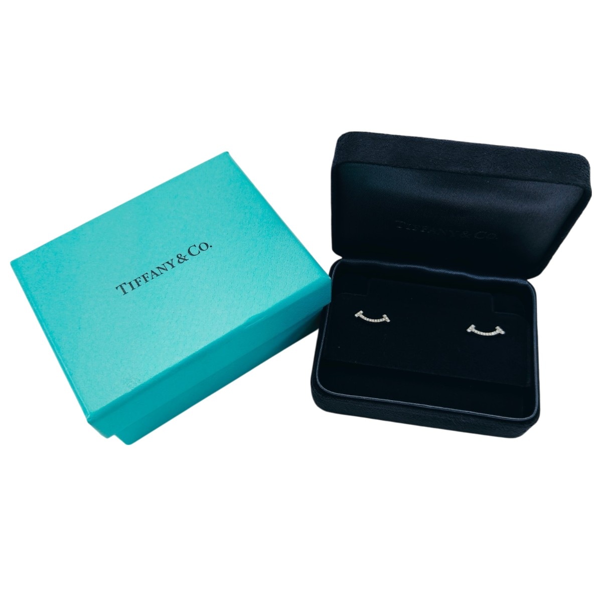 ティファニー Tiffany & Co. ピアス スマイル ダイヤモンド 9738 ティファニー Tiffany & Co. ピアス T スマイル ダイヤモンド