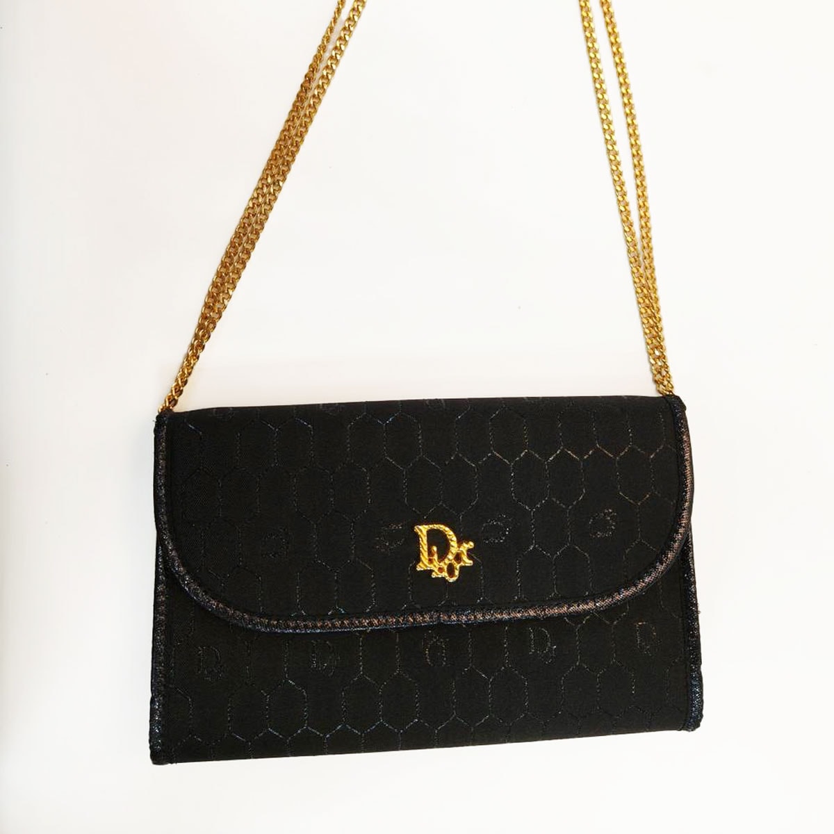 Dior ハニカム柄 ショルダーバッグ アクセサリーポーチ 9786 Dior ディオール ヴィンテージ ハニカム柄 ショルダーバッグ