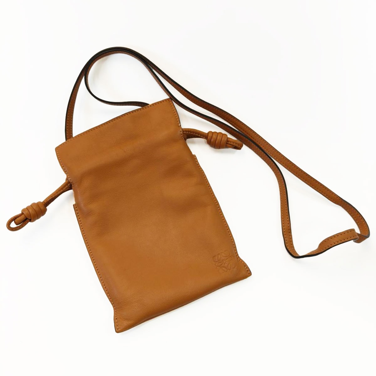 ロエベ LOEWE フラメンコポケット ショルダーバッグ レザー