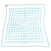 HERMES ����᥹ ����45 SAUT GALOP CANTER RACK ���� ���륯 �������� �ۥ磻�ȡߥ֥롼 �����ֹ桧10274