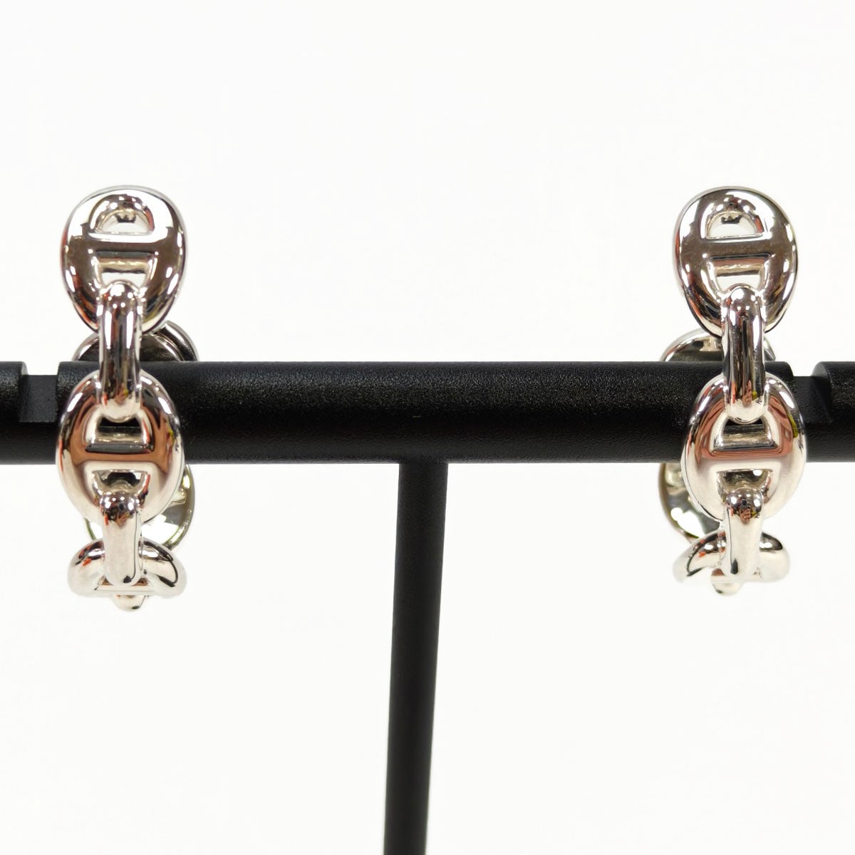 HERMES エルメス シェーヌダンクル アンシェネ ピアス シルバー 管理