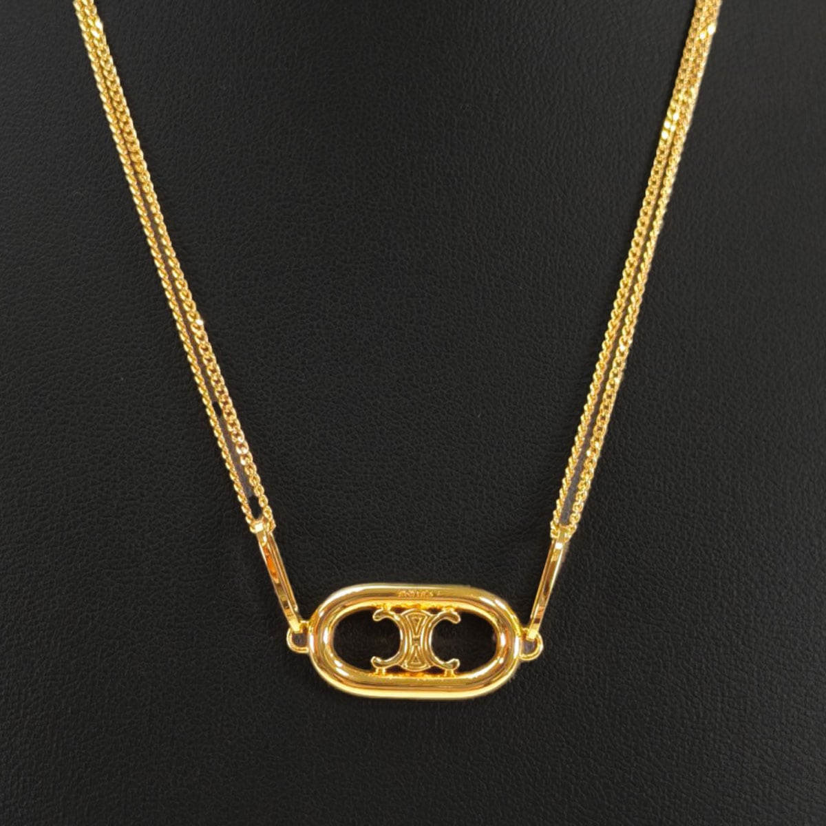 CELINE セリーヌ トリオンフ ネックレス 46S896BRA.35OR ゴールド 管理