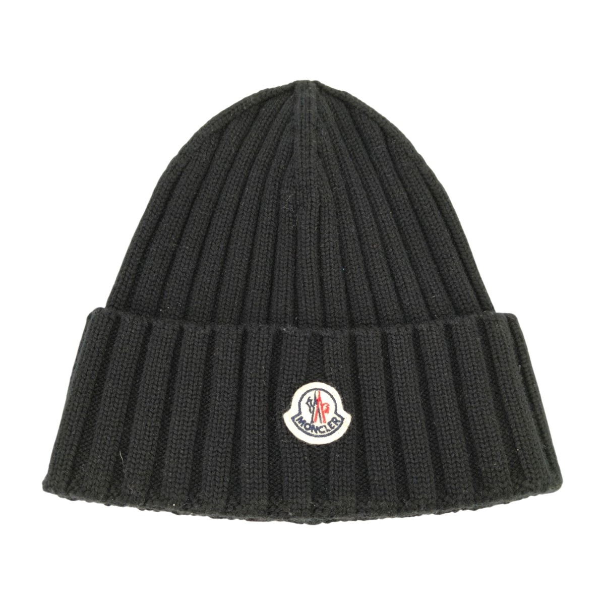 Moncler ニット帽 MONCLER モンクレール ニット帽 ビーニー ニットキャップ リブ