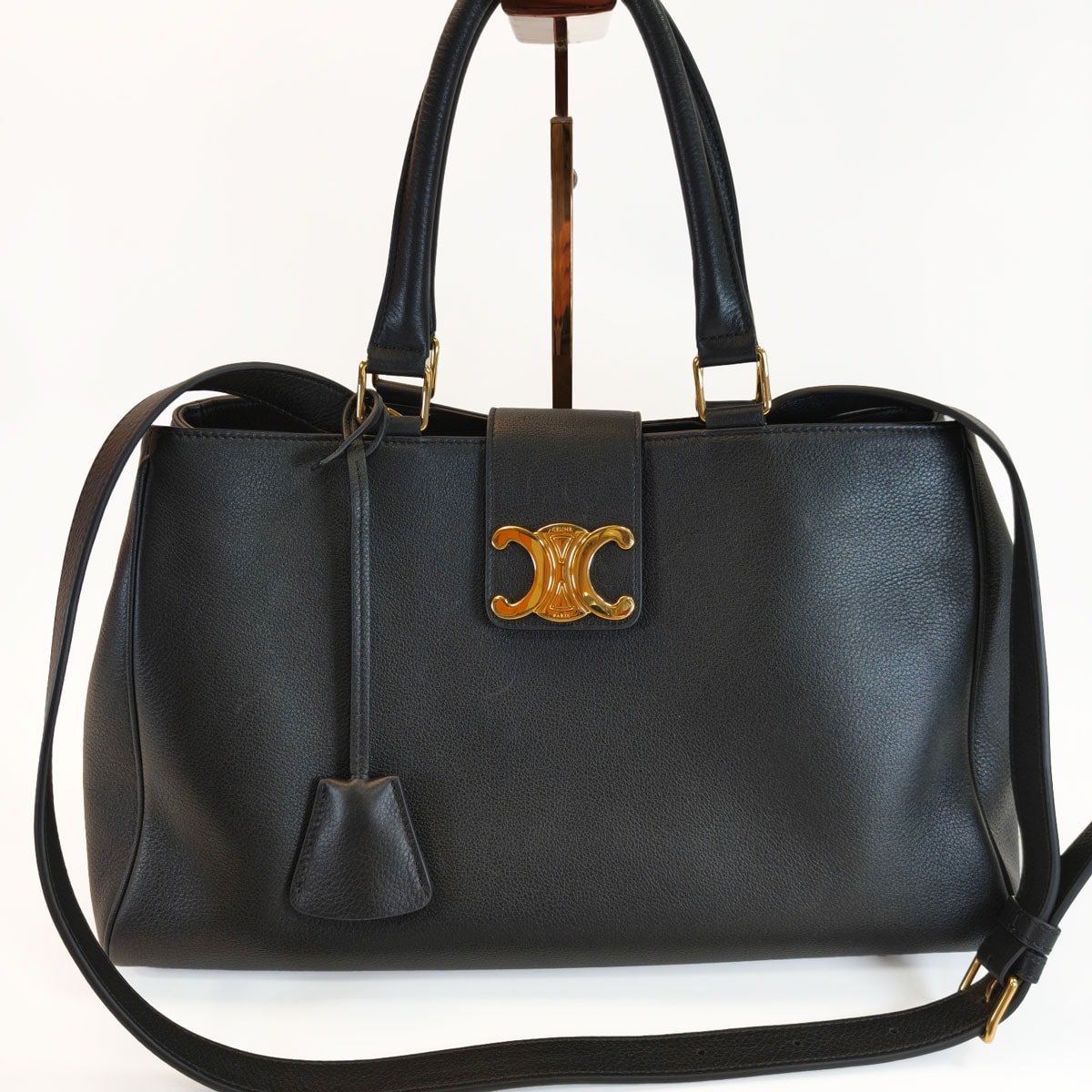 CELINE セリーヌ ミディアム アポリーヌ 2Way トートバッグ ショルダー