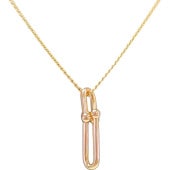 TIFFANY&Co. ƥեˡ ϡɥ  ڥ ͥå쥹 K18 ԥ󥯥 ֹ桧10500