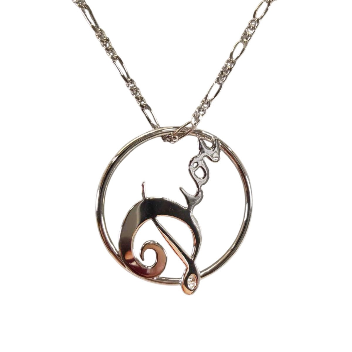 Dior ディオール ロゴ ネックレス シルバー 管理番号：10518 | Dior