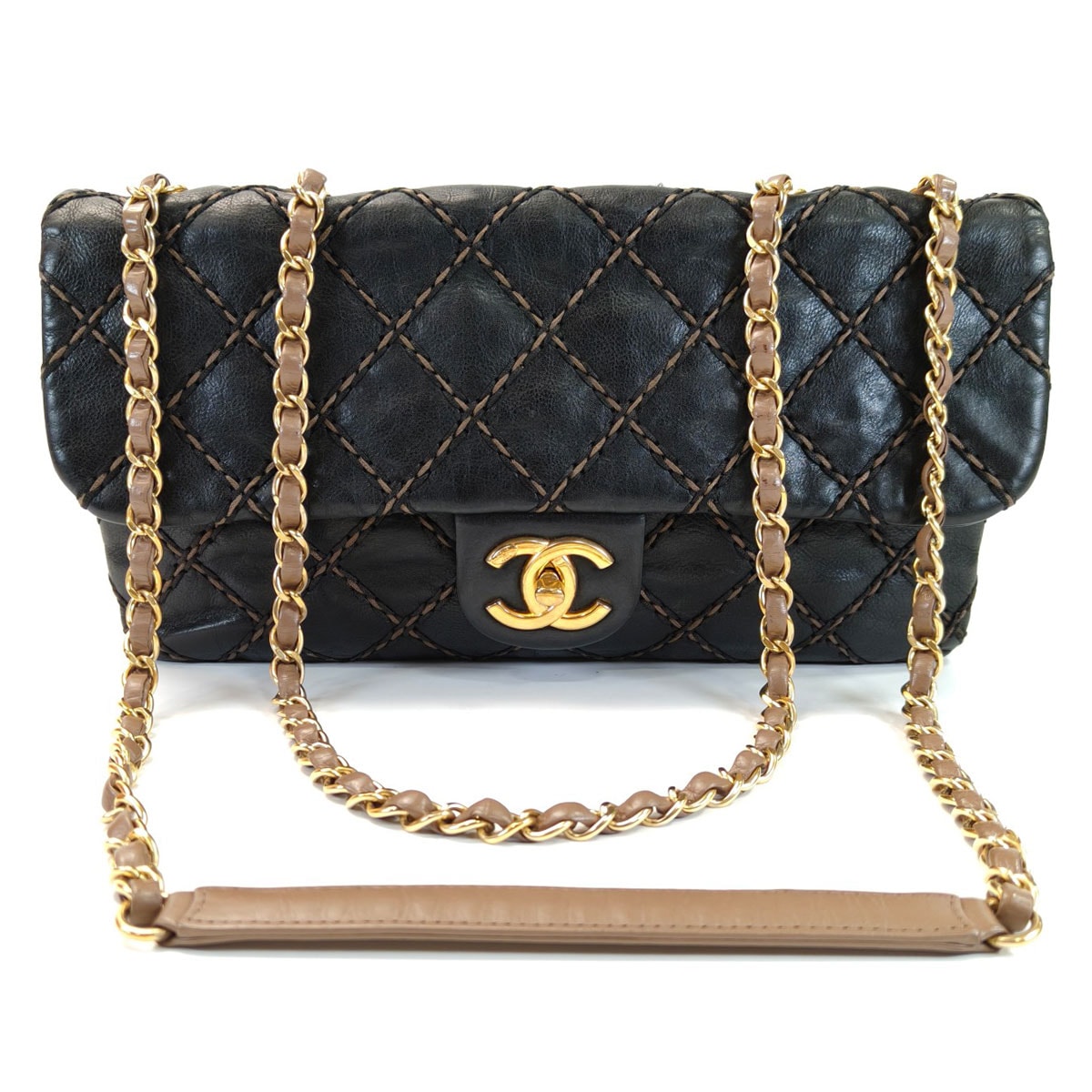 CHANEL シャネル マトラッセ ワイルドステッチ チェーンショルダー