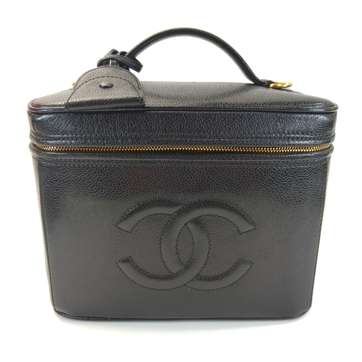 CHANEL シャネル キャビアスキン 2Way バニティバッグ ショルダー