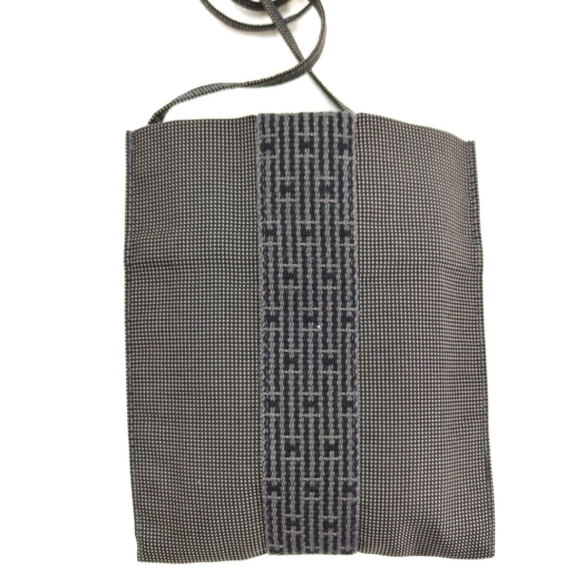 JJ様 エルメス エールライン HERMES エルメス エールライン ポシェット ショルダーバッグ グレー